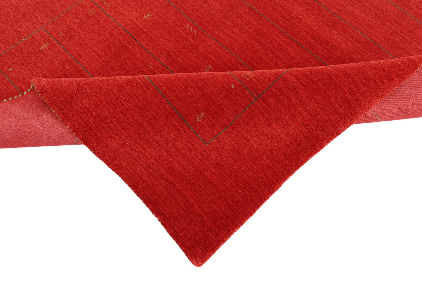 Gabbeh - Röd - Designmatta.se