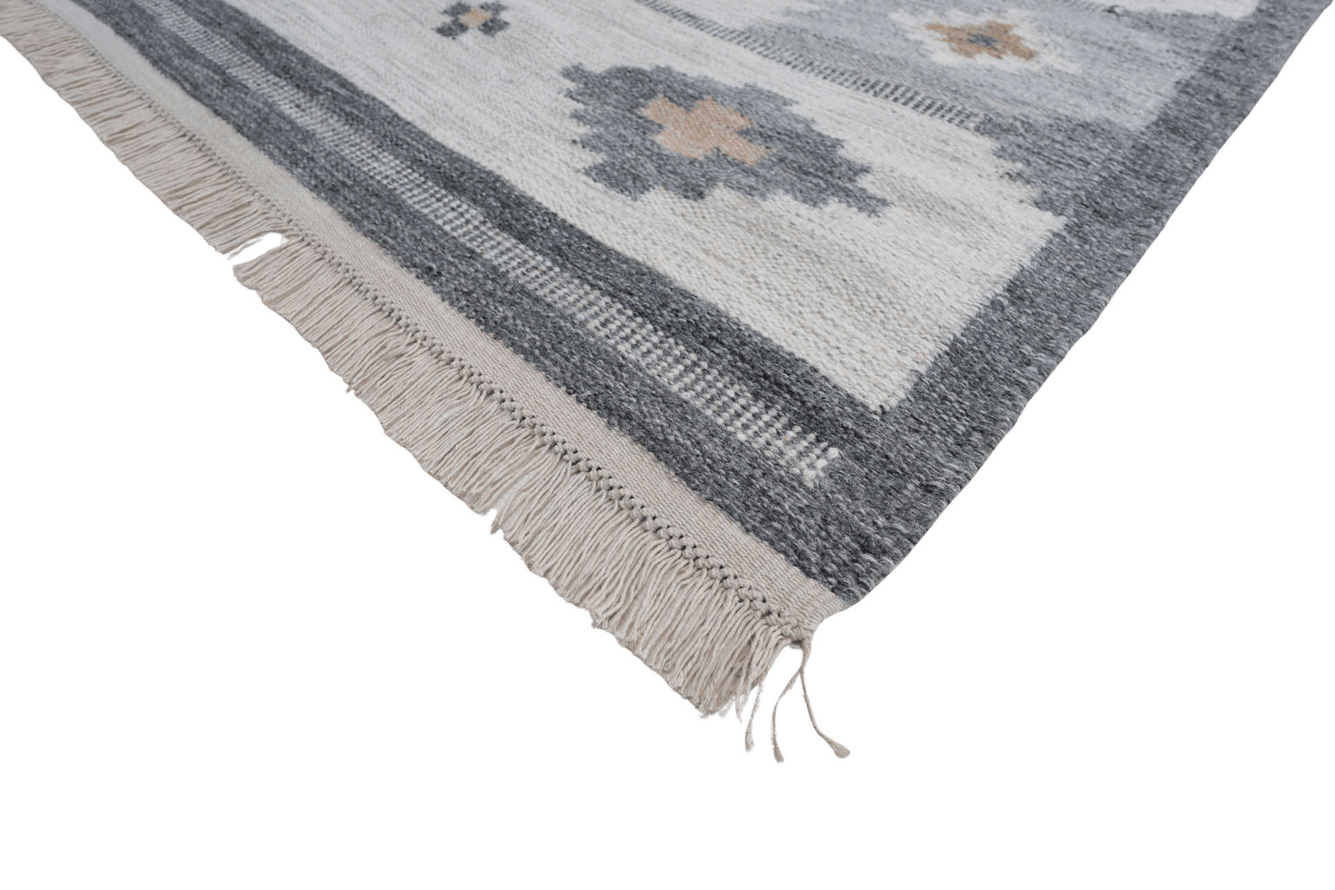 Röllakan Korallen - grå - Designmatta.se