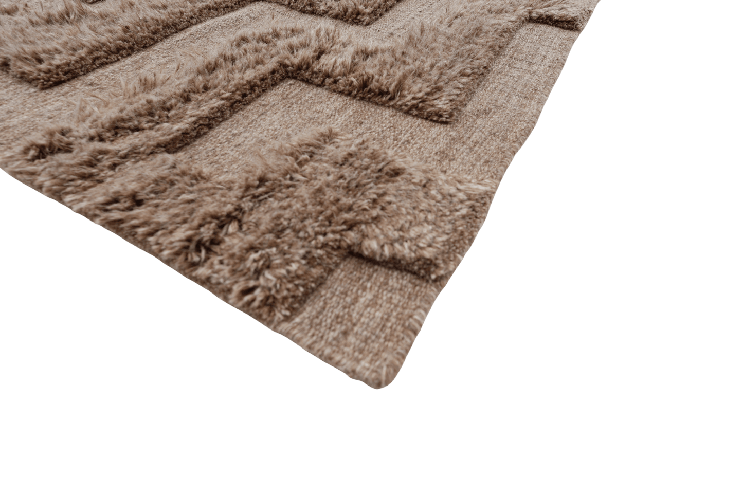 Labyrint - brun - Designmatta.se