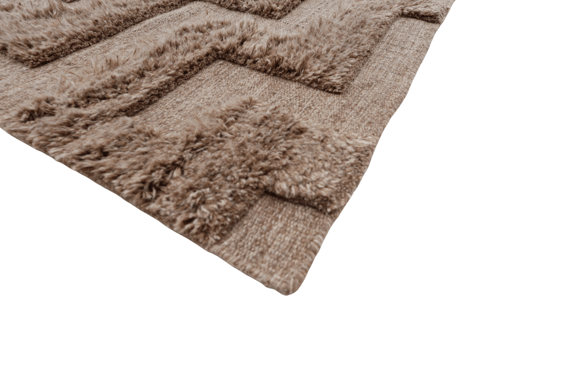 Labyrint - brun - Designmatta.se