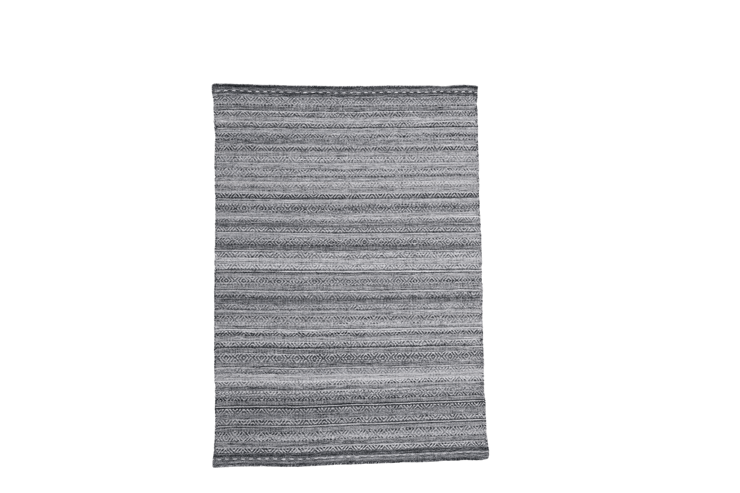 Röllakan Tradition - svart - Designmatta.se