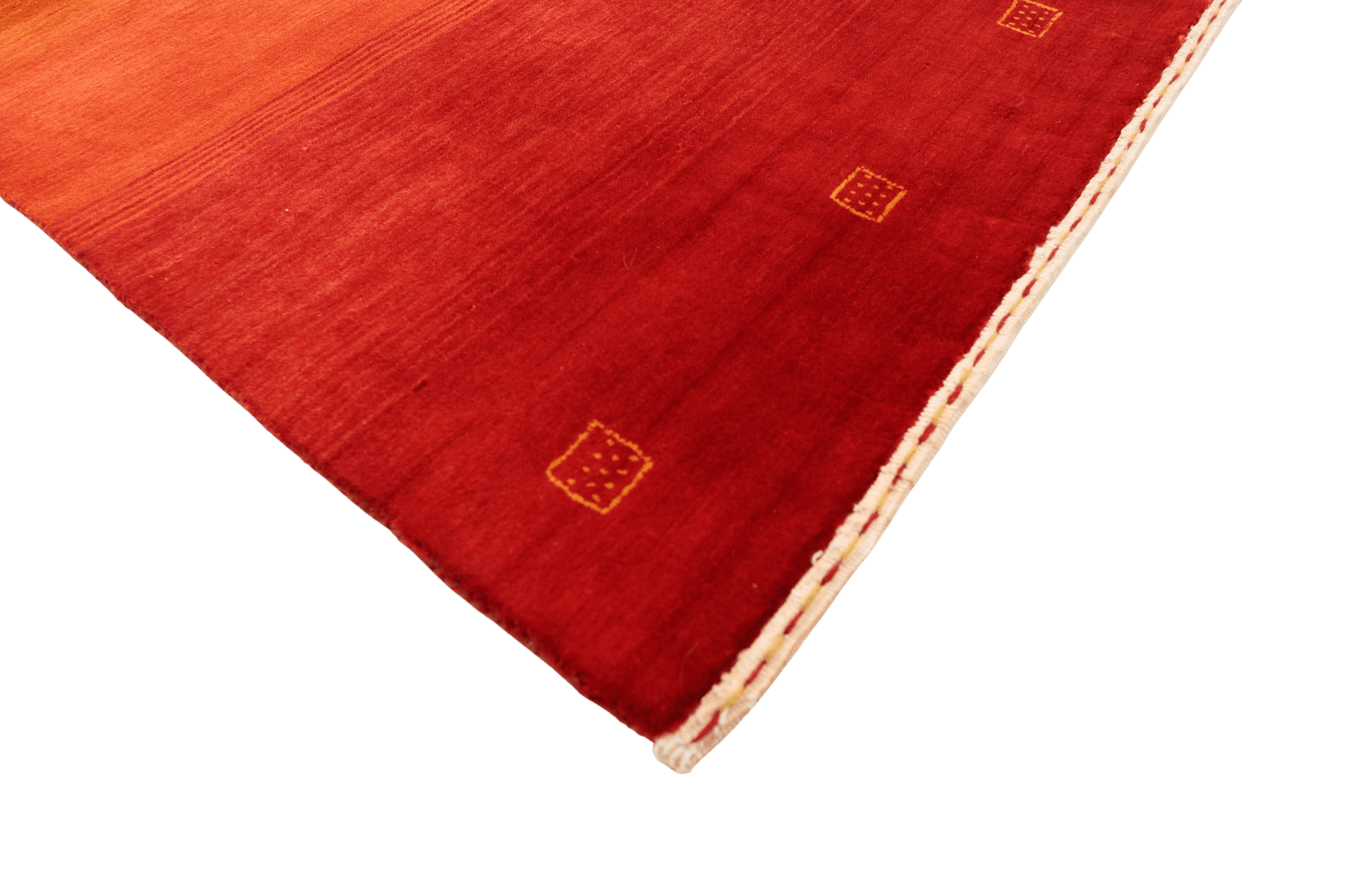 Djupröd i harmonisk toning - Designmatta.se