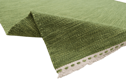 Solväv - Grön - Designmatta.se