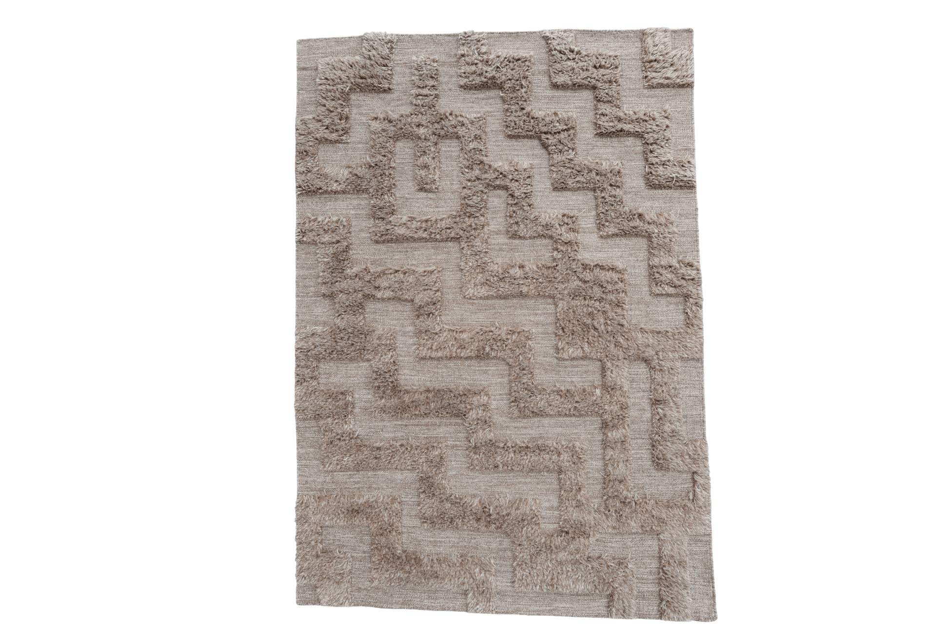 Labyrint - brun - Designmatta.se