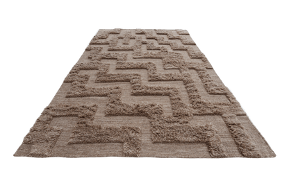 Labyrint - brun - Designmatta.se