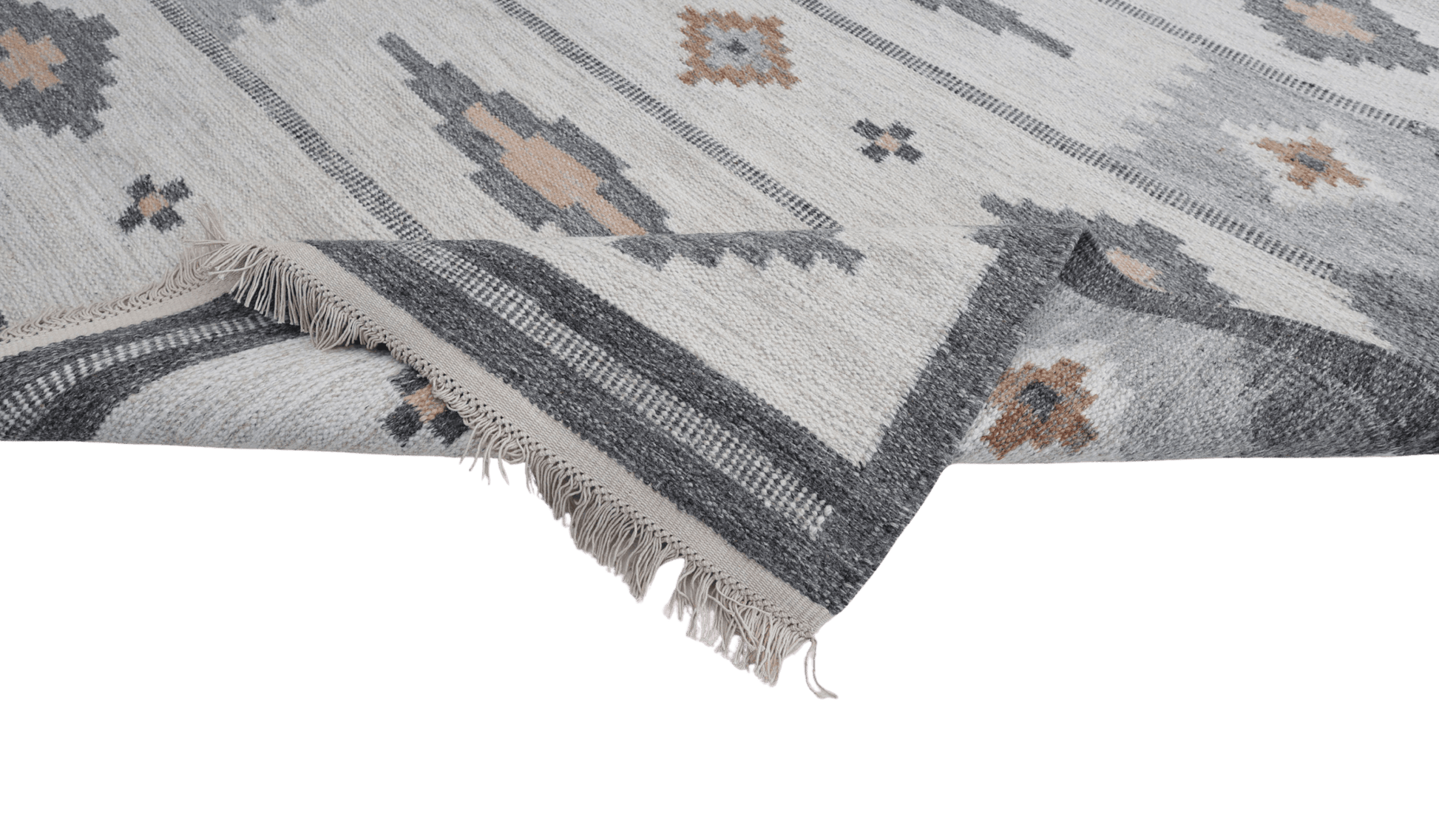 Röllakan Korallen - grå - Designmatta.se