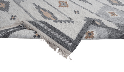 Röllakan Korallen - grå - Designmatta.se