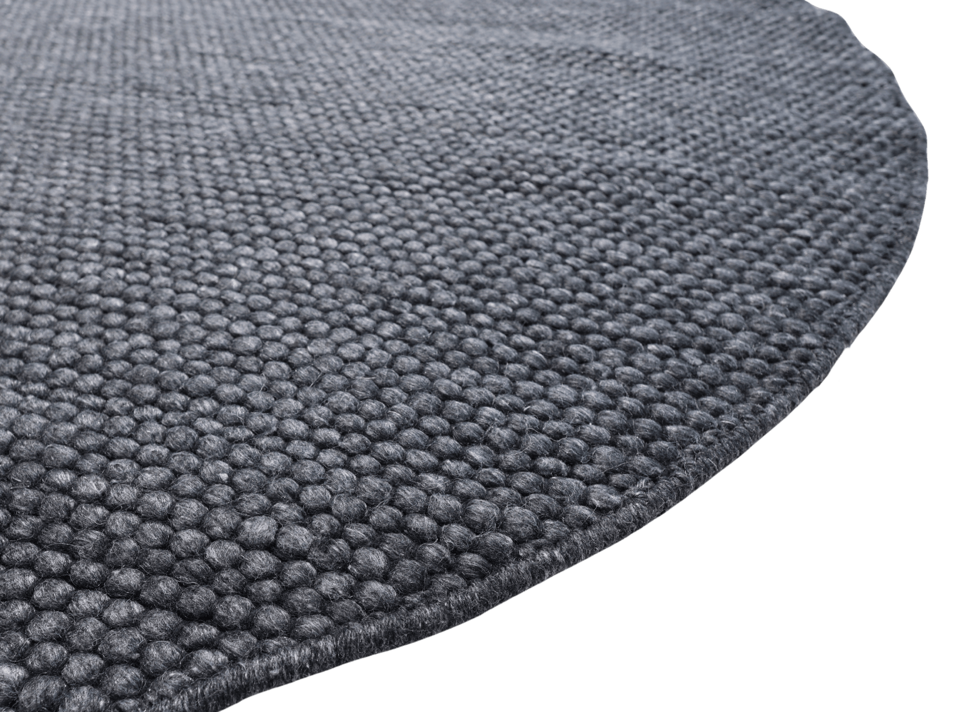 Diamond cirkel - svart - Designmatta.se