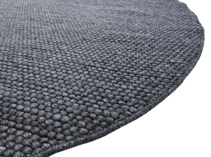 Diamond cirkel - svart - Designmatta.se