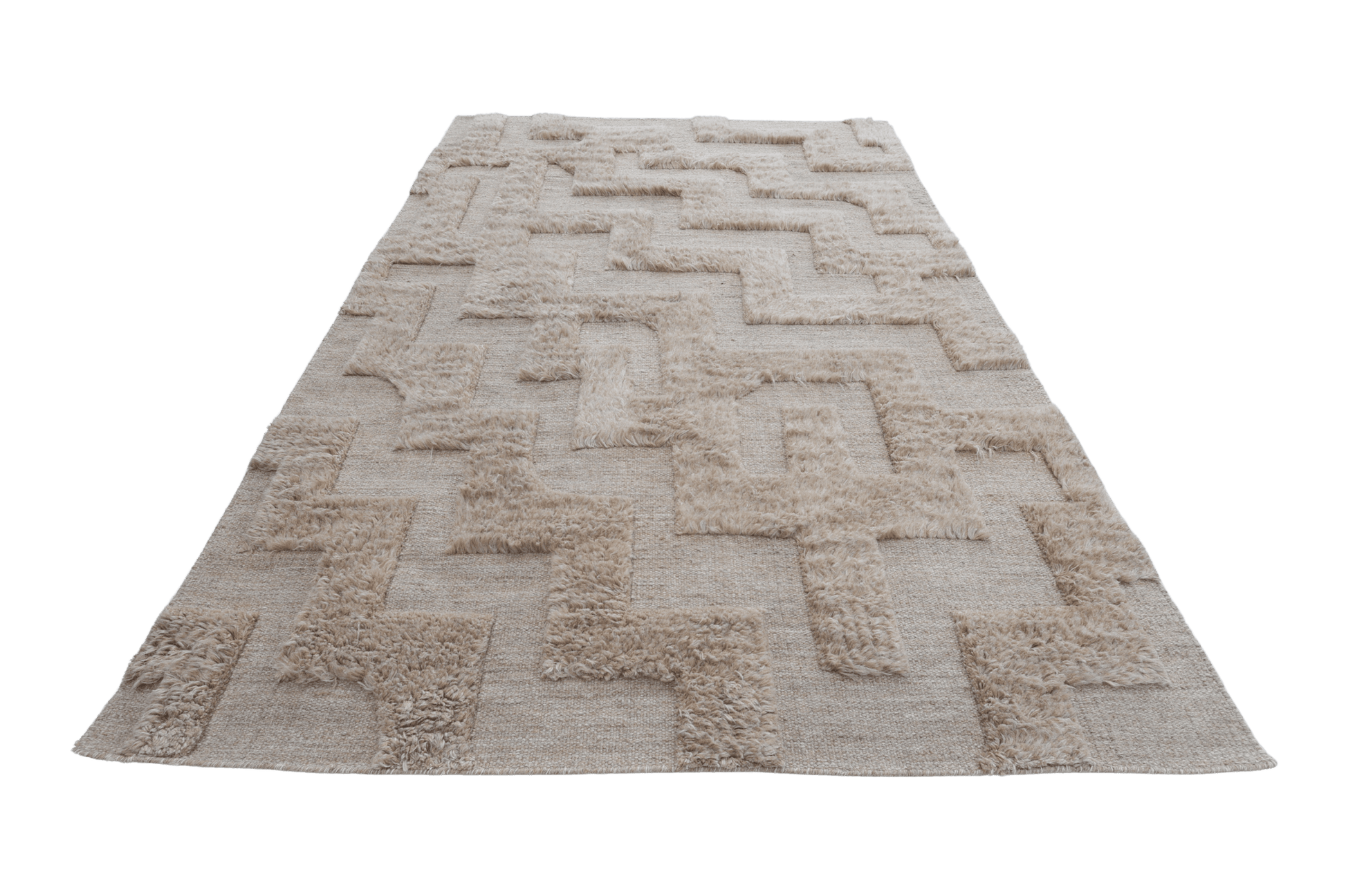 Labyrint - Sand - Designmatta.se