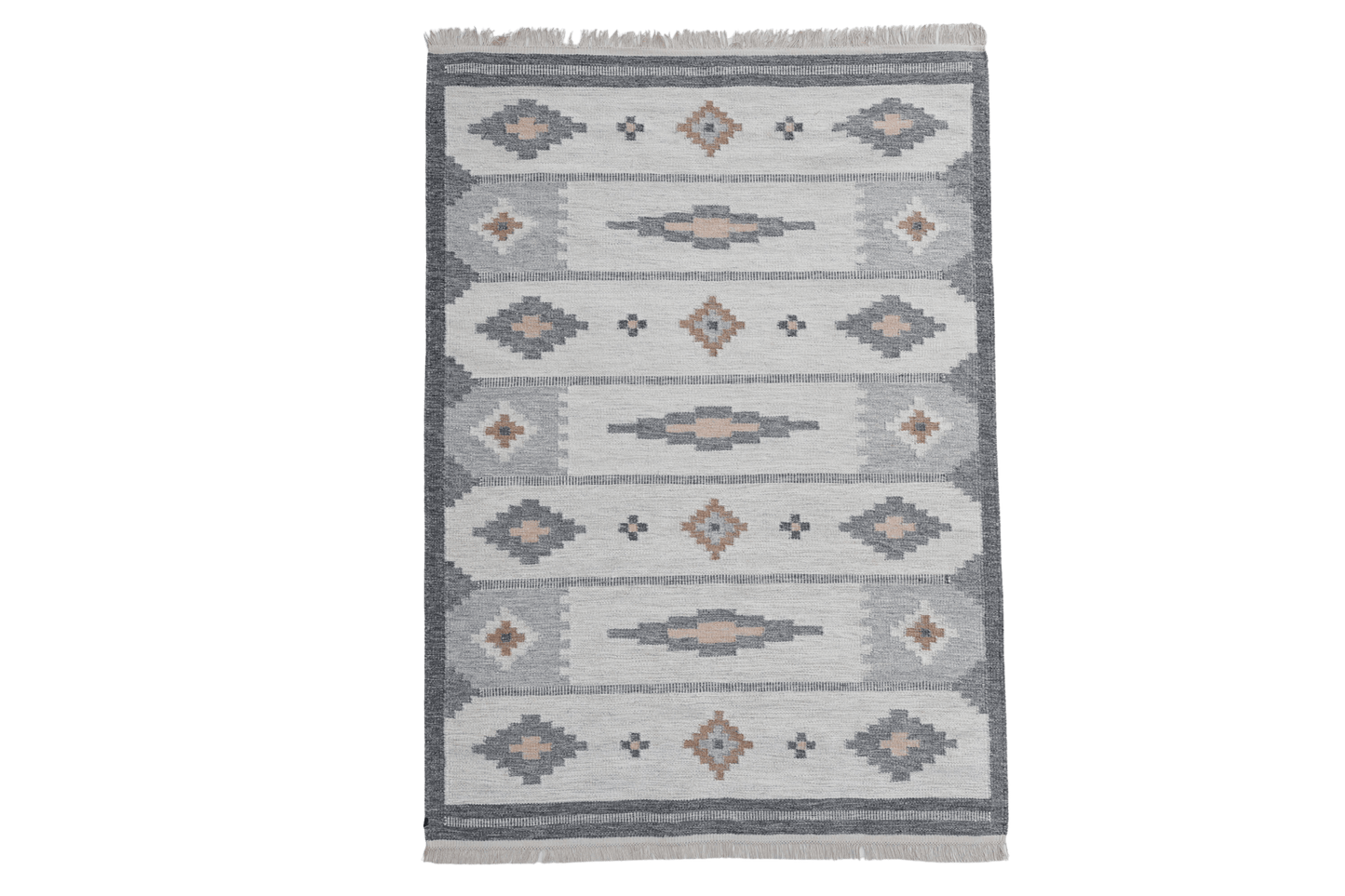 Röllakan Korallen - grå - Designmatta.se