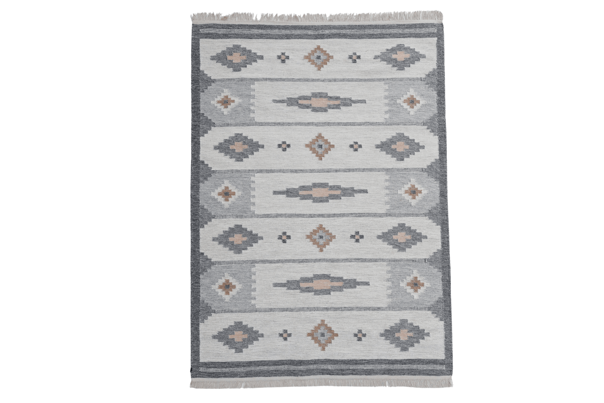 Röllakan Korallen - grå - Designmatta.se