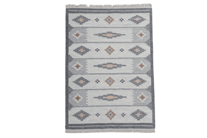 Röllakan Korallen - grå - Designmatta.se