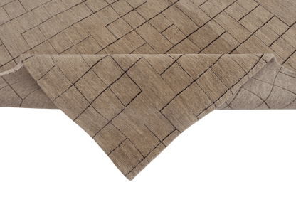 Minimal Maze - Beige sand - Designmatta.se