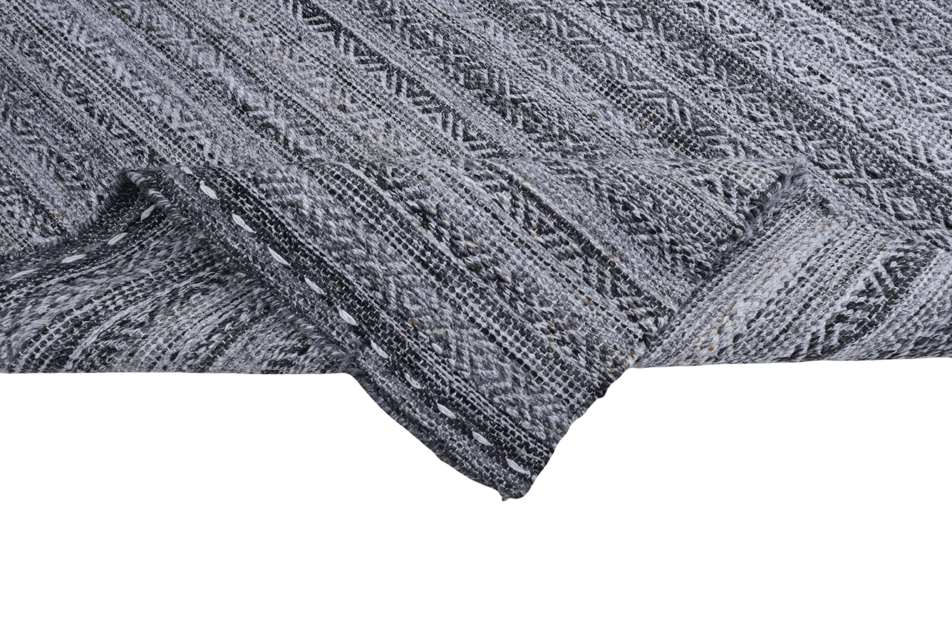 Röllakan Tradition - svart - Designmatta.se