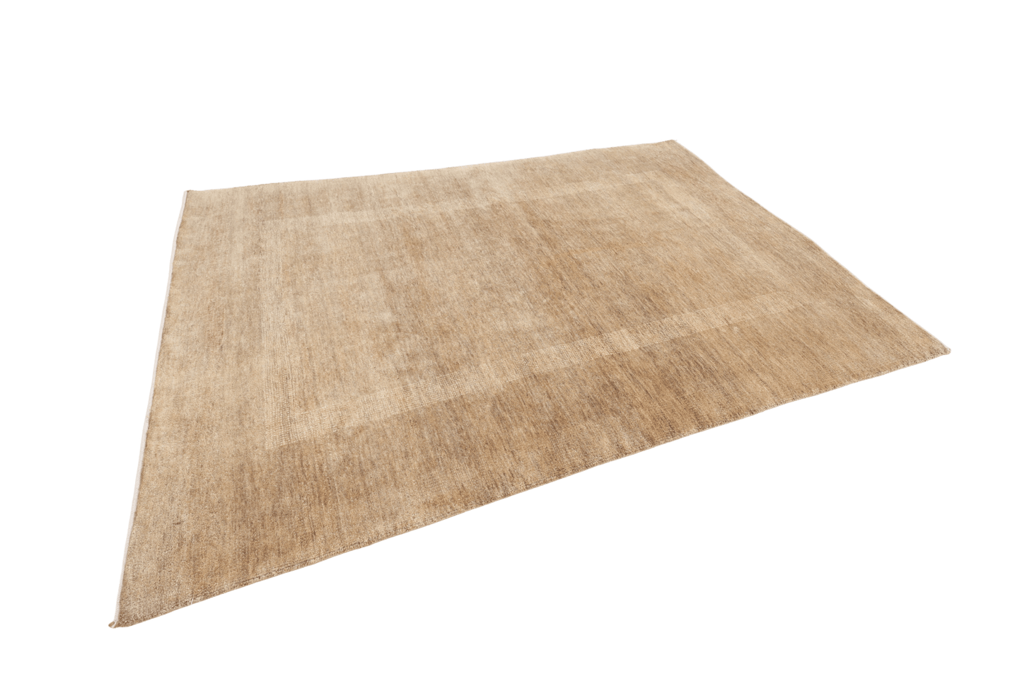 Skymning – Handknuten ullmatta i harmoniska jordtoner - Designmatta.se