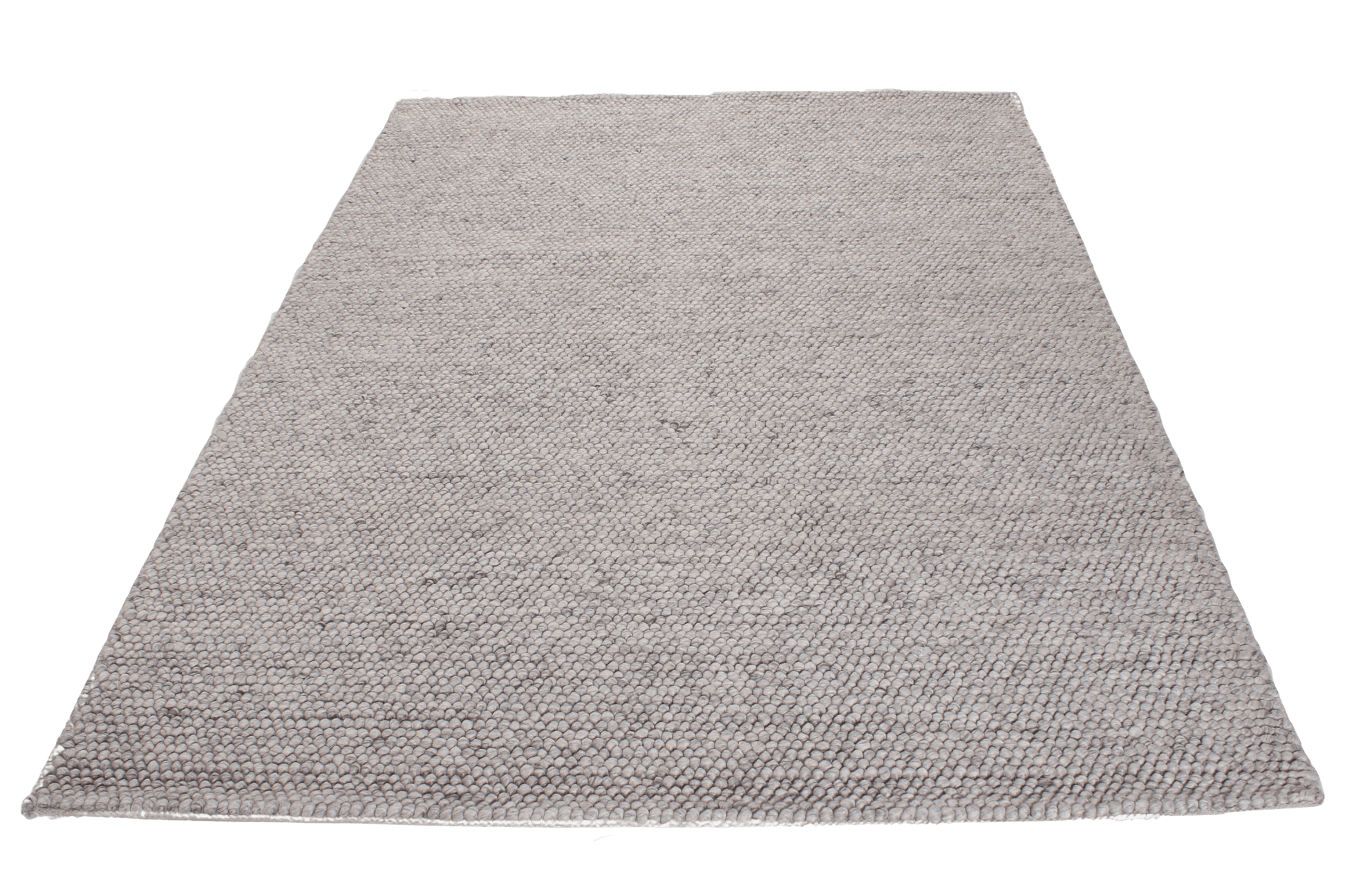 Bubbel - ljus grå - Designmatta.se