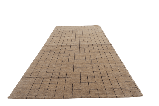 Minimal Maze - Beige sand - Designmatta.se