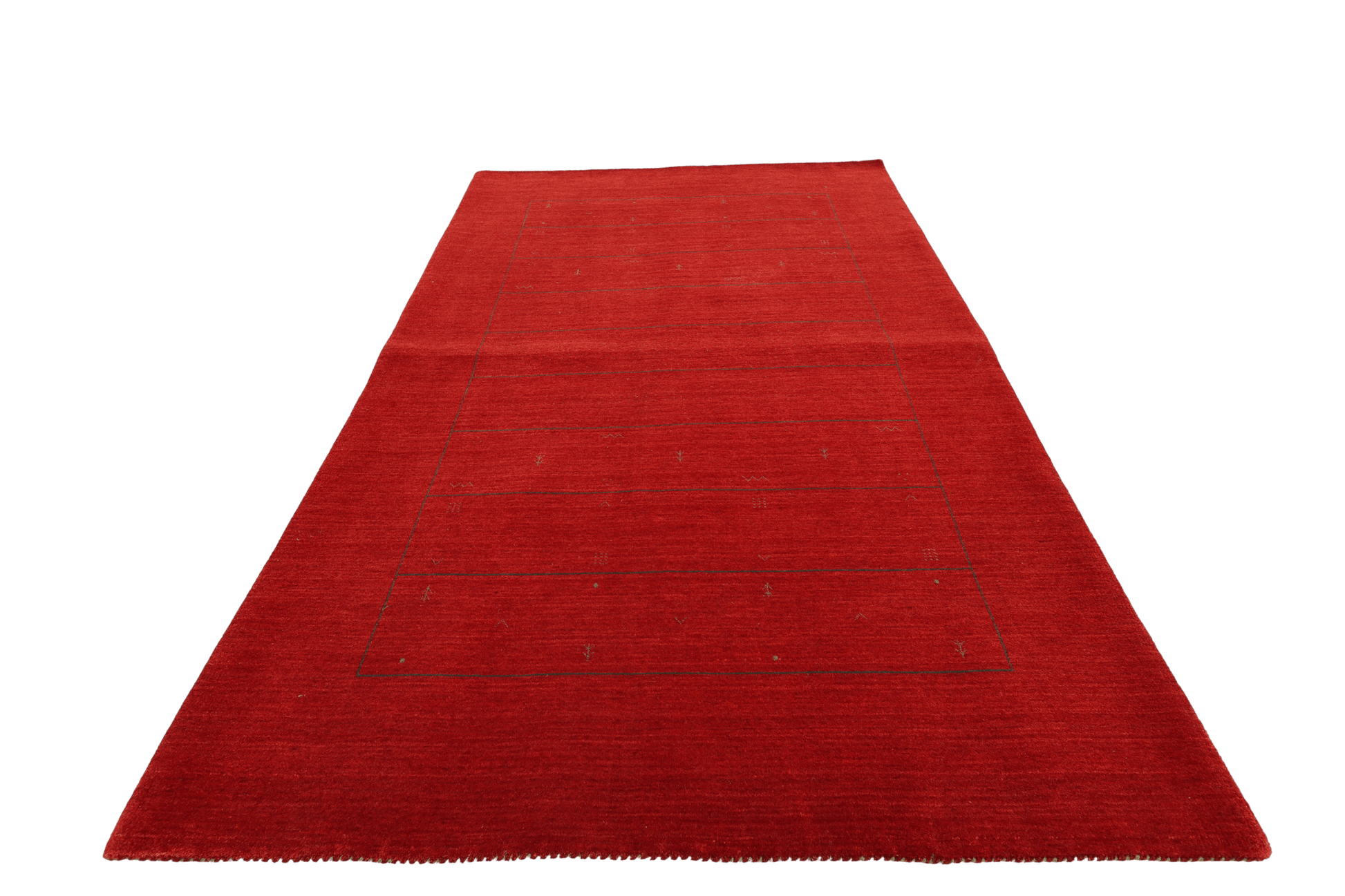 Gabbeh - Röd - Designmatta.se