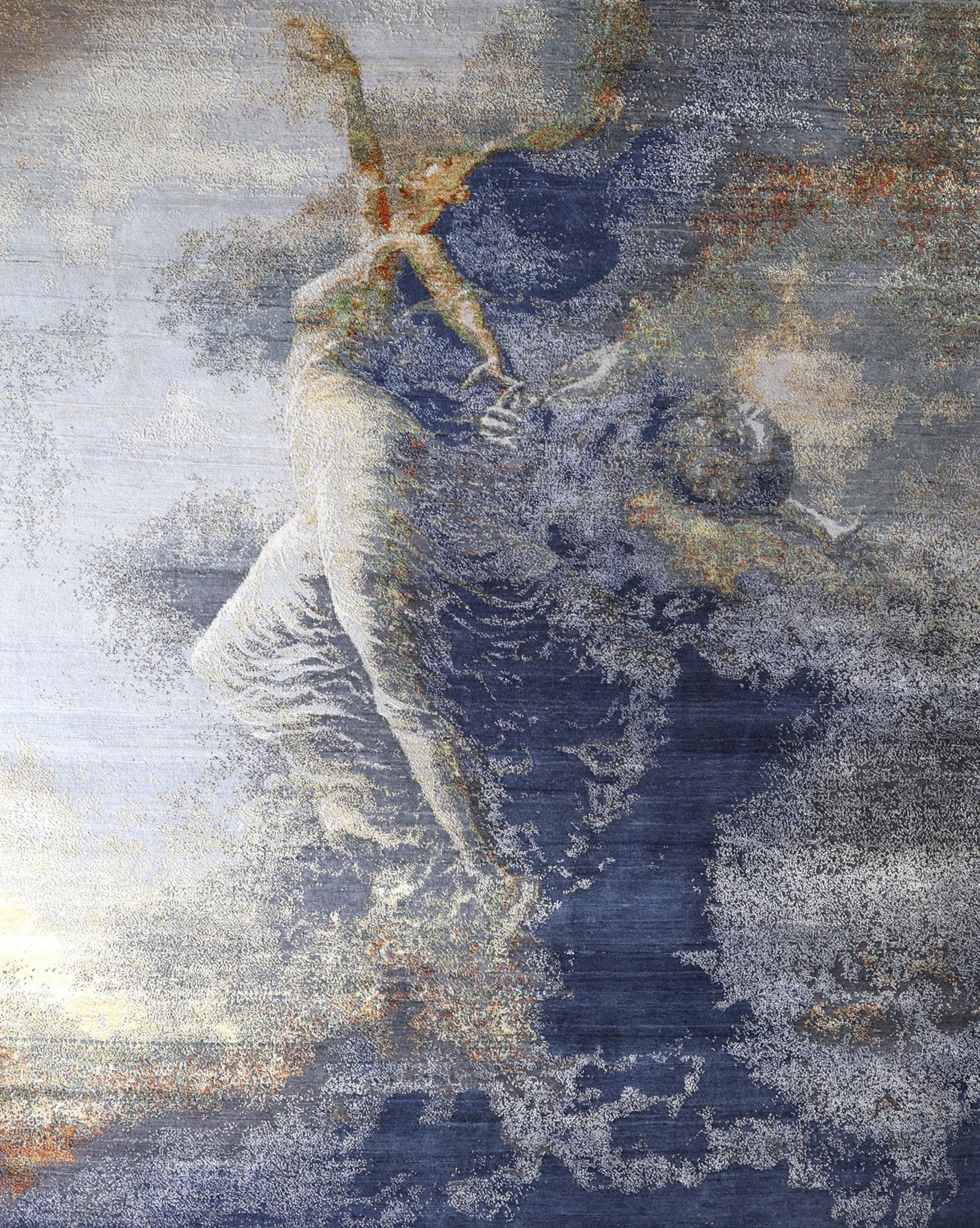 Poseidons Dotter - Handknuten ullmatta - Designmatta.se