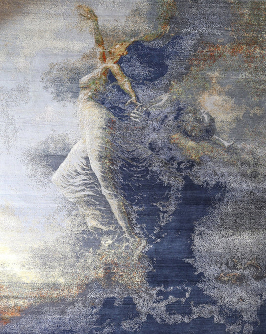 Poseidons Dotter - Handknuten ullmatta - Designmatta.se