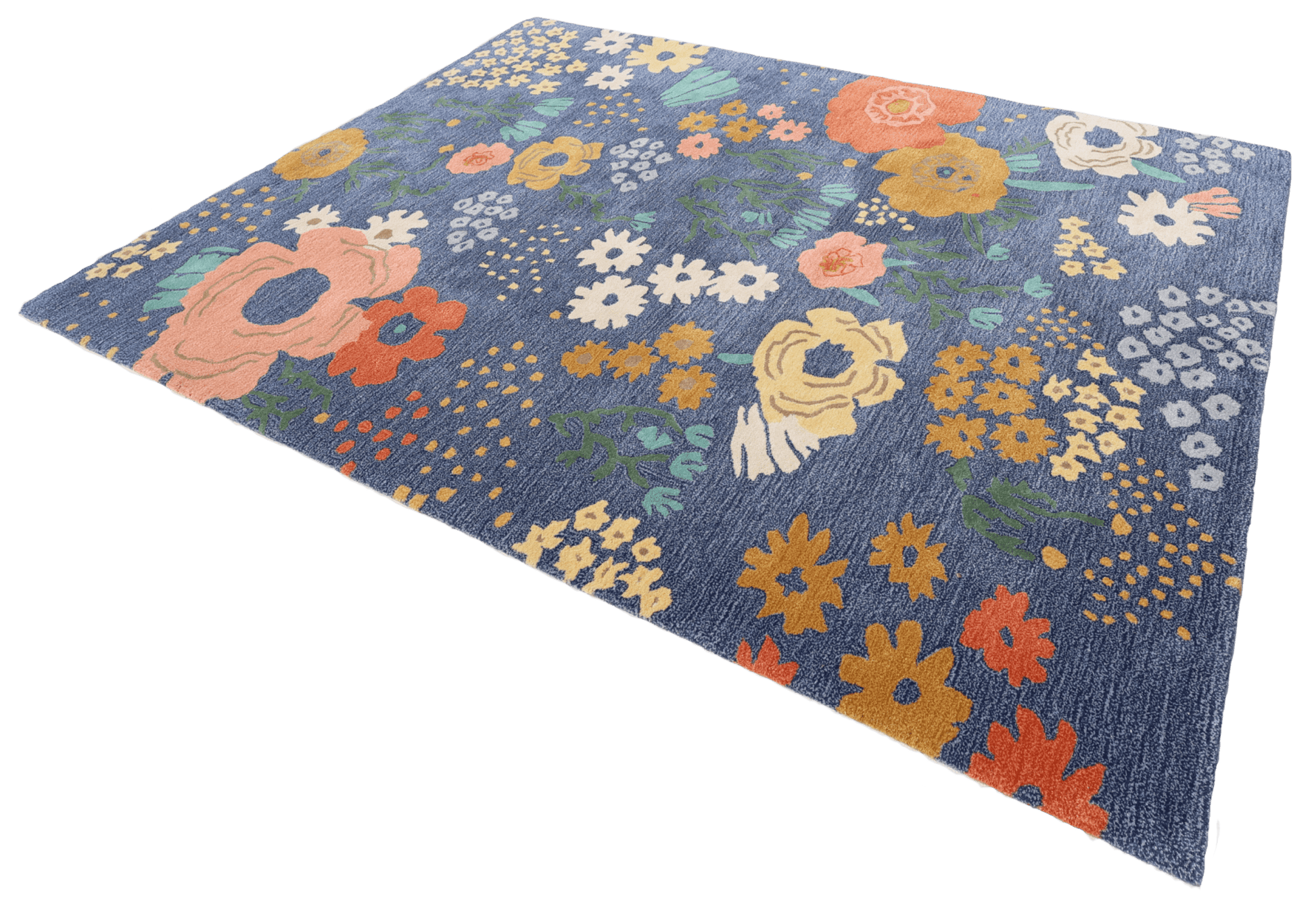 Blomsteräng i Skymning - Designmatta.se