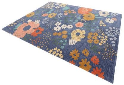 Blomsteräng i Skymning - Designmatta.se