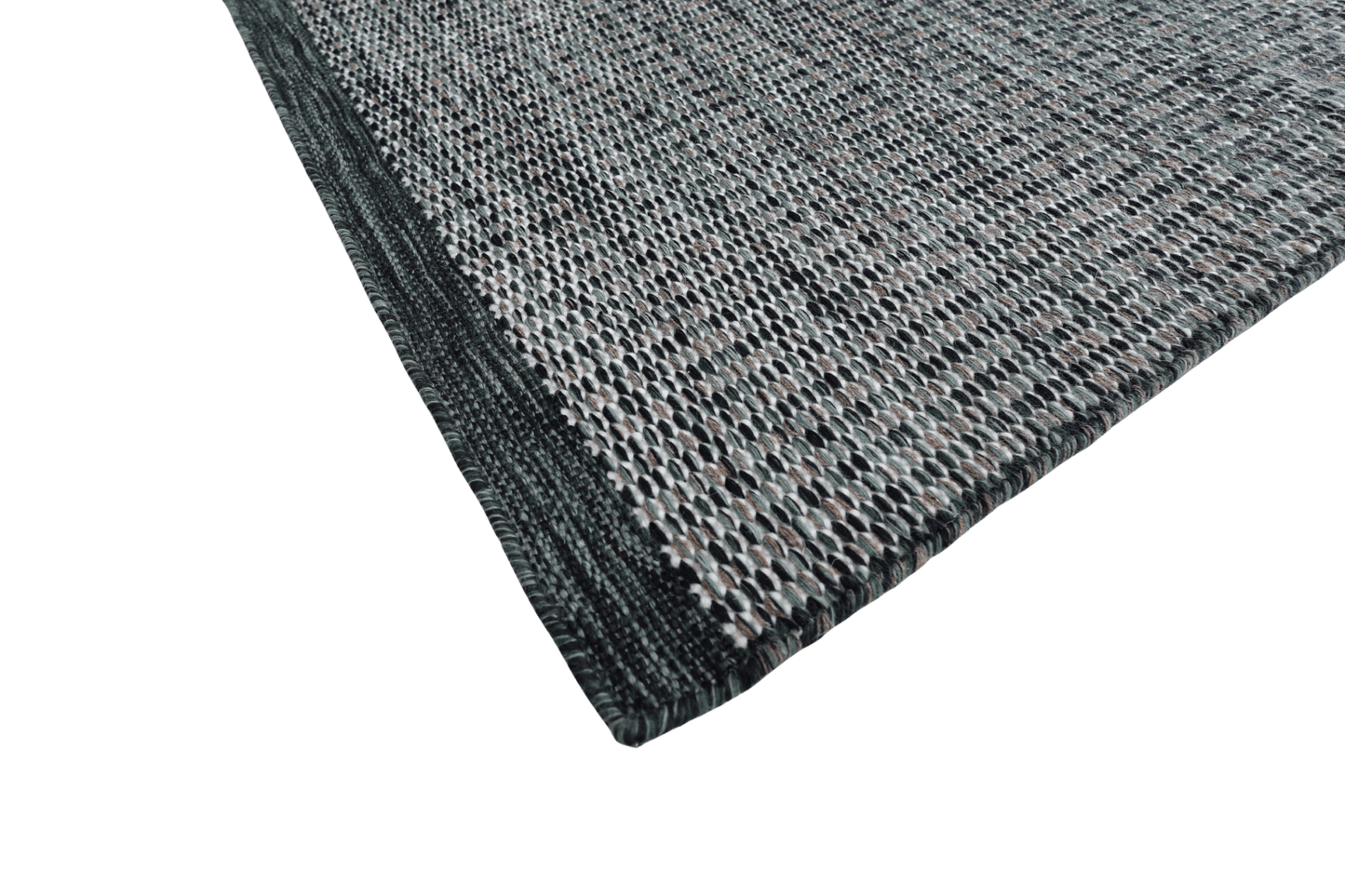 Röllakan Nature - Grön/Svart - Designmatta.se