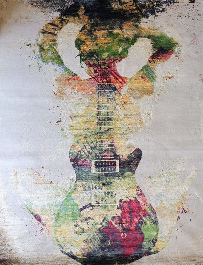 Electric Soul - Handknuten ullmatta - Designmatta.se