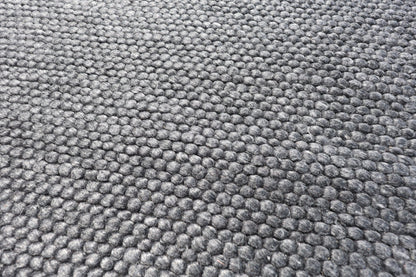 Diamond cirkel - svart - Designmatta.se