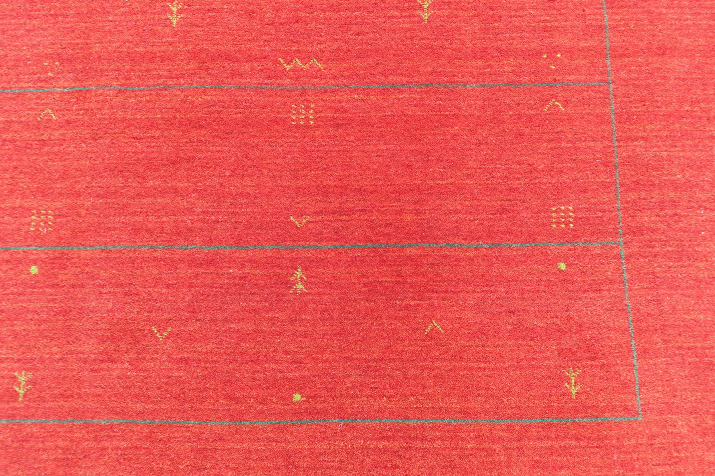 Gabbeh - Röd - Designmatta.se