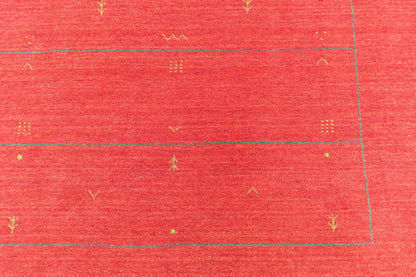 Gabbeh - Röd - Designmatta.se