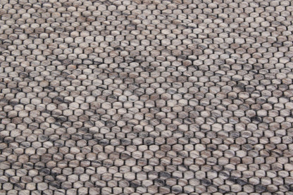 Diamond - dk grå brun - Designmatta.se