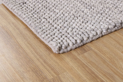 Bubbel - ljus grå - Designmatta.se