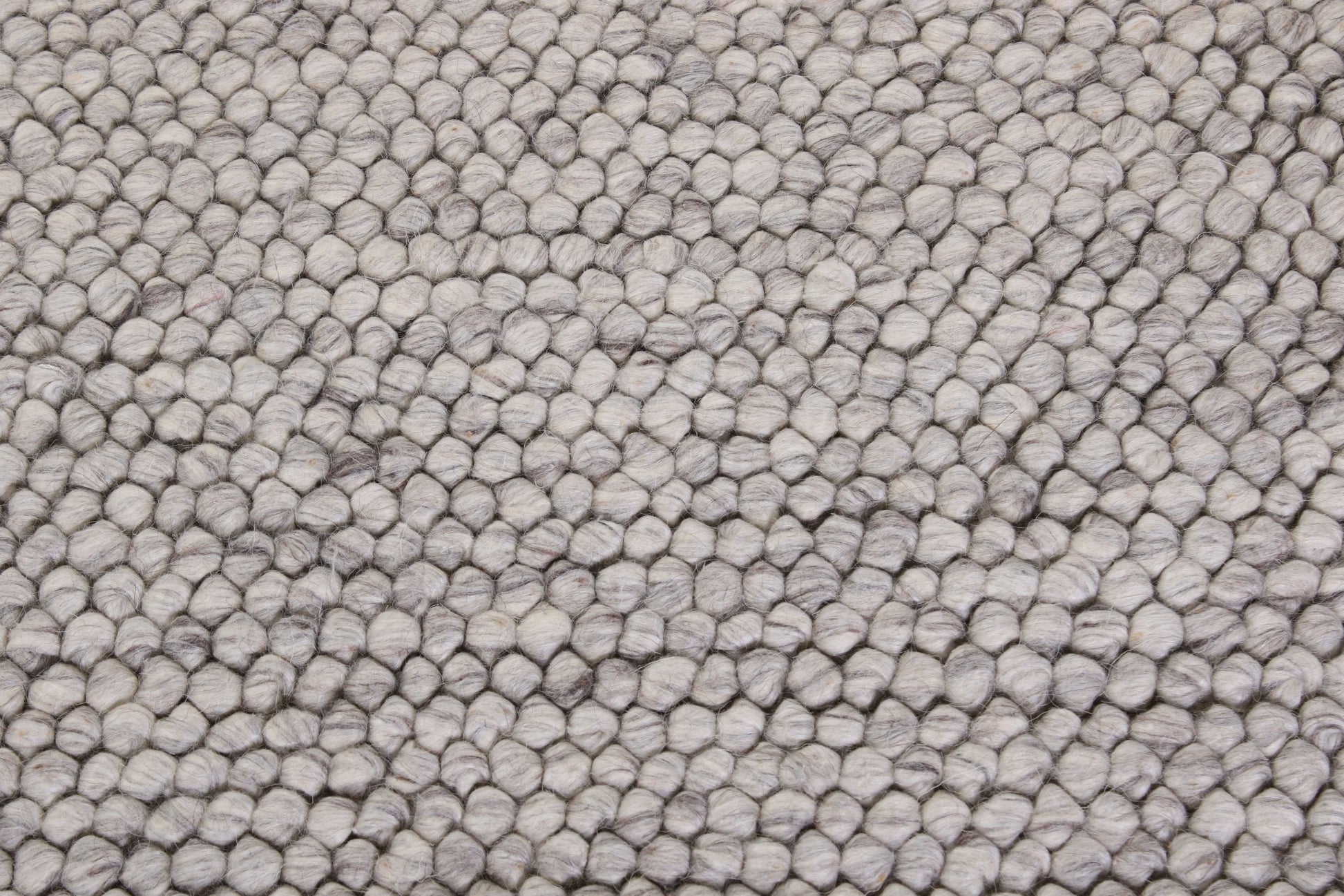 Bubbel - ljus grå - Designmatta.se