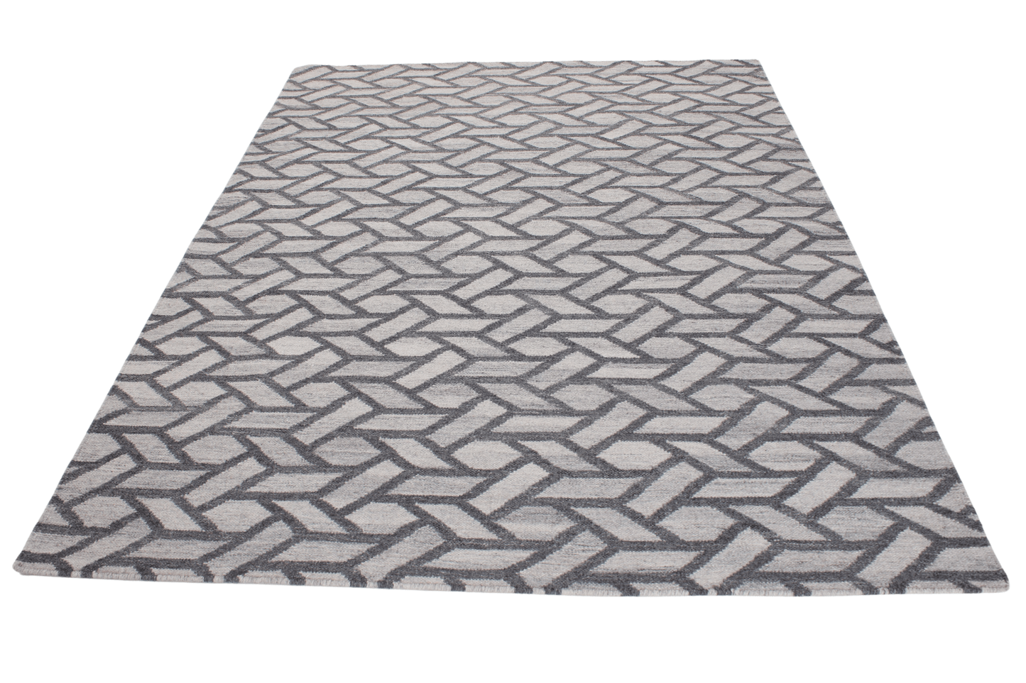 Nordic Hex - Ljusgrå - Designmatta.se