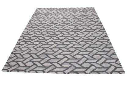 Nordic Hex - Ljusgrå - Designmatta.se