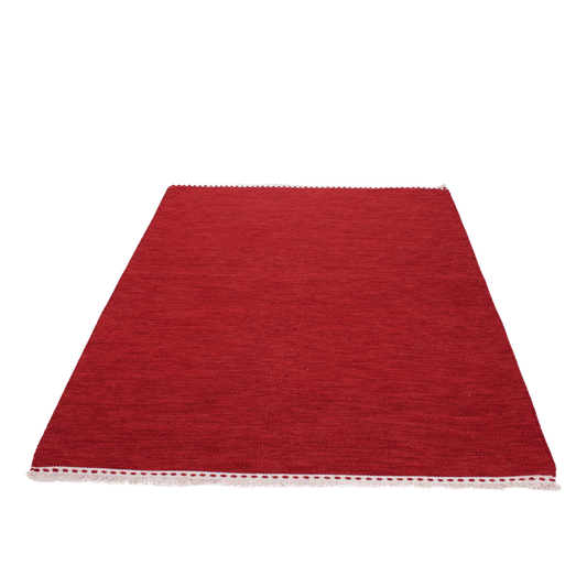 Solväv - Röd - Designmatta.se