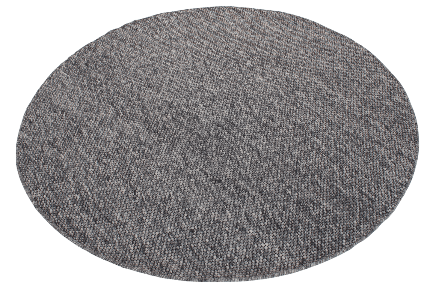 Diamond cirkel - Mörkgrå - Designmatta.se