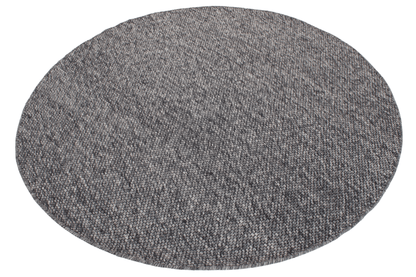 Diamond cirkel - Mörkgrå - Designmatta.se