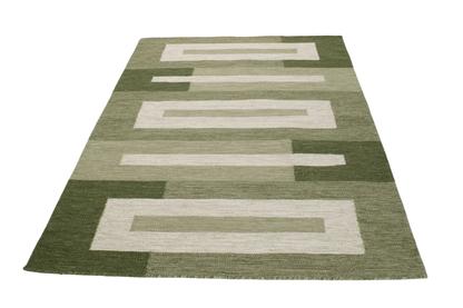 Röllakan Ormen - Grön - Designmatta.se