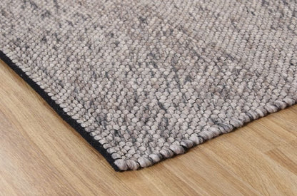 Diamond - dk grå brun - Designmatta.se