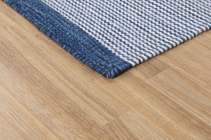 Sahara - Blå - Designmatta.se