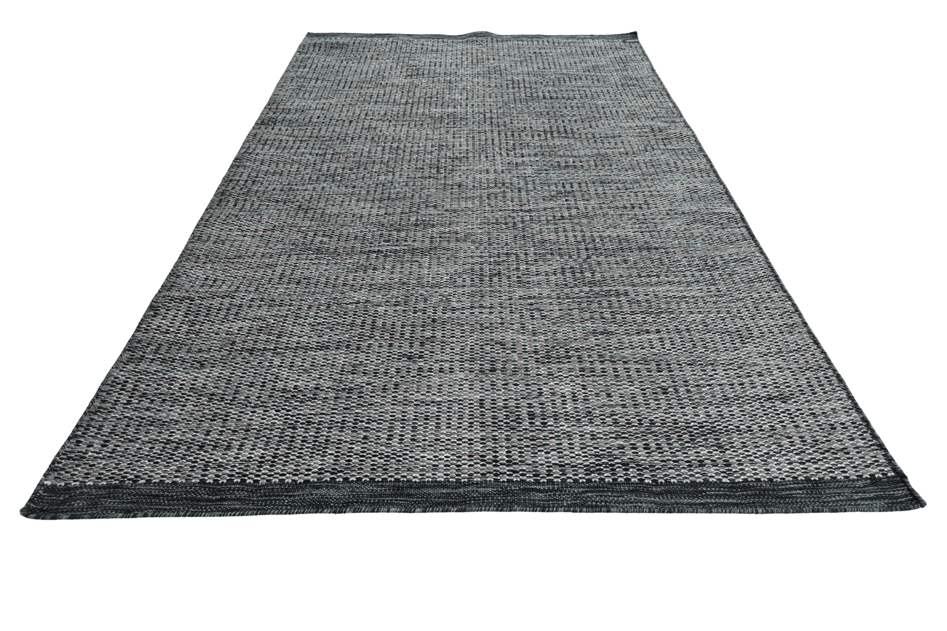 Röllakan Nature - Grön/Svart - Designmatta.se