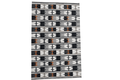 Röllakan skärgårds rutan - Svart - Designmatta.se