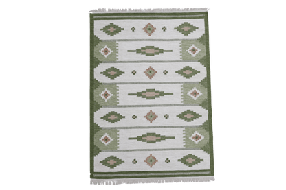 Röllakan Korallen - grön - Designmatta.se