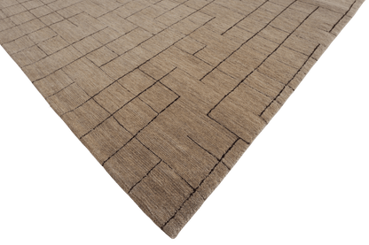 Minimal Maze - Beige sand - Designmatta.se