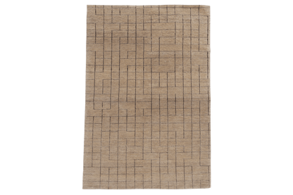 Minimal Maze - Beige sand - Designmatta.se
