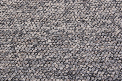 Bubbel - mörkgrå - Designmatta.se