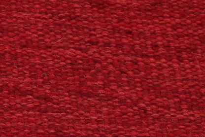 Solväv - Röd - Designmatta.se
